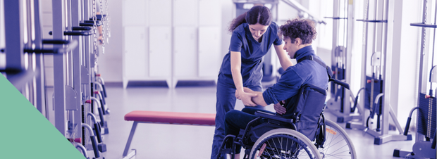 Physical Therapist helping patient